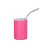 Taza mini de acero inoxidable de 3 oz para licores, taza de coche portátil, taza de café con pajilla de vacío para sublimación