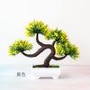 Planta Simulada Vaso Bola de Grama Bonsai Árvore Pequena Decoração de Casa Enfeites de Flores Criativo Mini Pequena Bola Redonda Cerejeira Bola de Neve