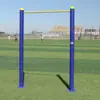 Leiying Barra Horizontal y Paralelas Comunitarias Exteriores Marco de Madera Acanalado para Dominadas Sendero de Parque Barras Altas y Bajas Equipo de Fitness