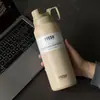 Tyeso Termo para Deportes al Aire Libre de Gran Capacidad Esmerilado Botella de Agua Portátil 1500ml para Hombres y Mujeres Aislamiento Térmico Botella de Agua Fría