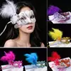 Máscara Luminosa Transfronteriza Máscara de Mascarada para Niños Media Cara de Zorro Halloween Accesorios de Fiesta para Adultos Venta al por Mayor