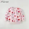 Ropa infantil cross-border malwee, sudadera cómoda estilo europeo y americano, estilo primavera y otoño, top casual simple de manga larga para niños pequeños