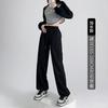Calças Cargo Pretas para Mulheres, Novo Estilo Primavera 2026, Caimento Solto, Calças Largas Tendência, Calças Esportivas Casuais Americanas Emagrecedoras