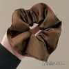 Otoño Invierno Estilo Coreano Cuadros Lazo para el Pelo de Intestino Grande Mujer 2026 Nuevo Gama Alta Súper Grande Cuerda para Moño Flor en la Cabeza Accesorios para el Cabello