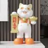 Adornos creativos de gato de la fortuna, gato de la fortuna, recepción, cajero, regalo de acompañamiento para la apertura, inauguración de casa, nuevo hogar, decoraciones para mueble de TV