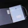 Venda Quente Transfronteiriça Pasta Transparente de 3 Furos com Bolsa para Pasta de 11 Furos Vertical à Prova d'Água para Escritório/Estudante Bolsa para Arquivo de Informações