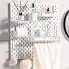 Tablero Perforado Extra Grande Estante de Almacenamiento sin Taladro Accesorios Pared de Cocina Tablero Colgante sin Clavos Solución de Almacenamiento para Pared de Baño