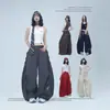 Calça transformável de marca trendy de street dance americano, cordão de hip-hop, nova calça esportiva banana de verão slim-fit de secagem rápida