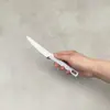 Venta Directa de Fábrica Acero Inoxidable Vajilla Occidental Cinco Piezas Mango de PP Hotel Cuchillo para Bistec, Tenedor, Cuchara, Cuchara de Postre, Tenedor de Frutas