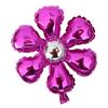 [Liquidación] Diseño de fondo de decoración de fiesta de cumpleaños de hierba de seis hojas, globo, flor de seis pétalos, globo de película de aluminio con flores