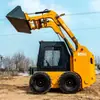 Máquina quitanieves y de carga para exportación a Rusia, Cargador compacto para carga y descarga de grano agrícola, Máquina de limpieza y pala para sótanos