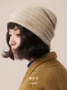 Base Clásica 100 Cachemir Gorro Frío Gorro Cálido de Lana Gorro Unisex de Punto Gorro Mujer Otoño e Invierno Nuevo