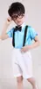 Verão 2017 Novo Infantil Infantil Fantasia Vestido Coro Estudante Suspensório Vestido de Performance Vestido de Apresentador