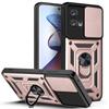 Para MOTO Edge 30 Neo capa de celular com janela de empurrar Motorola E22 anel capa protetora anti-queda