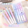 Resaltadores Brillantes de Cielo Estrellado con Punta Suave y Brillo Suave Protector de Ojos en Múltiples Series de Colores al por Mayor para que los Estudiantes Marquen y Escriban en Cuadernos