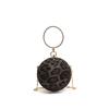 Bolsas Otoño e Invierno 2026 Nuevo Estilo Coreano Moda Estampado de Leopardo Elegante y Sofisticado Bolso Cruzado de Hombro Pequeño Redondo de Mujer Moderno