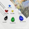 Xingtai Cristal Vidrio Cuentas Sueltas DIY Corazón de Durazno Flor de Ciruelo Pétalo Cortina de Puerta Accesorios de Ropa Agujero Recto Elemento Mariposa