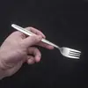 Cuchillo, Tenedor y Cuchara de Acero Inoxidable 410, Set Creativo de Tres Piezas Estilo Occidental para Mesa de Restaurante de Alto Valor