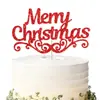 Toppers de decoração de bolo de festa de Natal transfronteiriços hohoho inserts de bolo adereços de decoração de Natal