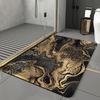Alfombra de Área Geométrica de Mármol Azul Dorado Escandinavo Suministro Transfronterizo de Amazon Aliexpress Jt Mitad-