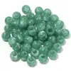 Contas redondas grandes com furo passante, estilo chinês, imitação de jade, acrílico colorido retrô, duas cores, contas espaçadoras de cor degradê, acessórios para joias DIY