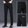 Jeans negros de alta gama para hombre, corte recto y holgado, nuevo modelo otoño/invierno 2026, pantalones versátiles de otoño