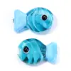 Contas de Vidro Coloridas de Peixinhos Contas de Vidro de Peixinhos Acessórios DIY Furo Reto Pulseira Contas de Vidro de Peixinhos Fofos Atacado