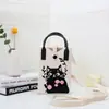 Nueva Bolsa de Teléfono Móvil de Dibujos Animados, Conveniente para Salir, Bolso de Punto Portátil, Mini Bolso Cruzado de Muñeca, Bolso de Hombro Único