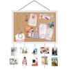 Tablero de corcho personalizado para colgar en la pared, tablero de anuncios, marco de fotos, tablero decorativo, tablero de agujas blanco, tablero visual, tablero publicitario.