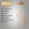 Lustre de escada estético estilo song, adequado para apartamentos duplex, prédios altos e salas de estar estilo loft; um novo lustre longo giratório estilo chinês, inspirado em Zen, para vilas