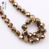 Venta al por mayor 10/12MM cuentas esféricas 32 caras pulsera accesorios de joyería coloridos color de alta temperatura cuentas de cristal multicorte