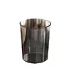 Lixeira Transparente Acessível de Luxo para Home Office Banheiro Doméstico de Aparência Elegante Balde de Armazenamento para Sala de Estar Banheiro