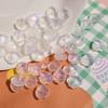 Primavera y Verano Transparente Brillo Azul Corazón Mariposa Oso Colgante Lindo Hecho a Mano Ins Cuentas Popular Mismo Estilo DIY Cuentas Sueltas
