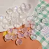 Primavera y Verano Transparente Brillo Azul Corazón Mariposa Oso Colgante Lindo Hecho a Mano Ins Cuentas Popular Mismo Estilo DIY Cuentas Sueltas