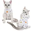 Ropa nueva para destete anti-lamido primavera, verano, otoño e invierno ropa de cuatro patas para casa para mascotas ropa para esterilización de gatos ropa posparto ropa quirúrgica