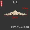 Madera Maciza Estilo Europeo Adorno Talla en Madera Pie de Flor Talla en Madera de Dongyang Mueble Puerta de Gabinete Dintel Largo en Relieve Pie de Flor Largo