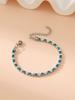 Europa y Estados Unidos nuevo brazalete de acero inoxidable de 3 mm con diamantes cambio de color de fase brazalete para hombre y mujer joyería de pedrería venta al por mayor exclusivo transfronterizo