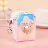 Estilo japonês ins Laser Love Bag portátil Mini bonito moeda bolsa pingente batom fone de ouvido saco de armazenamento