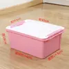 Caja de Almacenamiento de Plástico Extra Grande con Tapa para Debajo de la Cama, Organizador de Ropa, Caja de Almacenamiento de Juguetes, Caja de Almacenamiento de Libros Debajo de la Cama con Ruedas