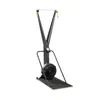 Máquina de esquí con resistencia al viento para entrenamiento de fuerza de brazos, entrenador de jalón alto de doble brazo con resistencia ajustable, máquina de esquí comercial para ejercicio aeróbico