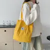 2025 Nuevo Versátil Simple y Elegante Otoño e Invierno Bolsa de Pana Ins Versión Coreana Harajuku Hombro Único Estilo Perezoso