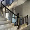 Corrimão de Escada em Liga de Alumínio Auto-Instalação Casa Autoconstruída Corrimão de Madeira Maciça Haste de Puxar Guarda-Corpo de Varanda Viga de Vila Cerca de Pátio Externo