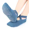 Calcetines de Yoga Deportivos para Fitness Correas Expuestas Empeine Pegamento Dispensado para Aliviar la Presión Entrenamiento en Interiores Calcetines de Baile Venta al por Mayor