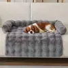 Tapete para pet anti-risco mais vendido internacionalmente, nova cama de sofá para cachorro de pelúcia espessa antiderrapante, suprimentos para pet