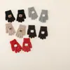 Guantes infantiles de dibujos animados, cómodos para niños de 3 a 8 años, guantes infantiles de punto cálidos y resistentes al frío, a prueba de viento para exteriores, con dedos separados