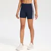 Shorts de Yoga Antibacterianos 7A Europeos y Americanos Transfronterizos de Cintura Alta Deportivos Levanta Glúteos Transpirables de Secado Rápido para Correr Fitness