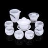 Copa Maestra de Vidrio de Jade Blanco Copa Individual Taza de Té Personal Juego de Té Kung Fu Taza de Té para el Hogar Venta al por Mayor