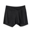 Em estoque Verão Seda Gelo Leggings Cintura Baixa Shorts de Gestante Não Aperta Barriga Sustentação para Gestantes Anti-transparência Calcinha de Segurança para Gestantes