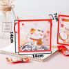 Caja de Regalo Transparente con Ventana para Año Nuevo para Galletas, Dulces, Turrón y Chocolates