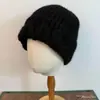 Gorro de Punto de Color Sólido Versátil de Moda Estilo Japonés para Exteriores, Cálido a Prueba de Viento, con Texto 3D, para Pareja, para Viajes